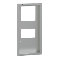 Kit di montaggio semi incasso per condizionatore laterale in acciaio inox.