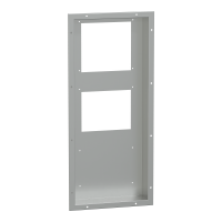 Kit di montaggio semi incasso per condizionatore laterale in acciaio inox.