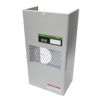 Copertura acciaio inox verniciata RAL7035 per condizionatore laterale 3000-4000W