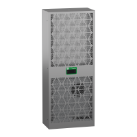 Unit÷  di raffreddamento laterale. Climasys CU. acciaio inox. 1k6W. 230V. 50/60Hz. IP55