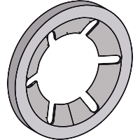 Clip di fissaggio in plastica per chiusura porta PanelSeT SFN/SM. Parti di ricambio.