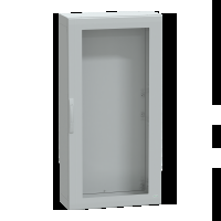 Armadio in poliestere. PanelSeT PLA. porta trasparente. totalmente chiuso.