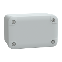 Contenitore in policarbonato . PanelSeT TBP. UL. IP66. IK08. RAL 7035. A107xL65xP47 con