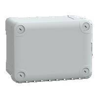 Contenitore in policarbonato . PanelSeT TBP. UL. IP66. IK08. RAL 7035. A241xL194xP127