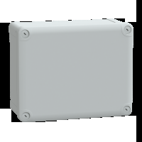 Contenitore in policarbonato . PanelSeT TBP. UL. IP66. IK08. RAL 7035. A241xL192xP105