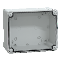 Contenitore in policarbonato . PanelSeT TBP. UL. IP66. IK08. RAL 7035. A241xL192xP105