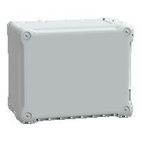 Contenitore in policarbonato . PanelSeT TBP. UL. IP66. IK08. RAL 7035. A241xL194xP127