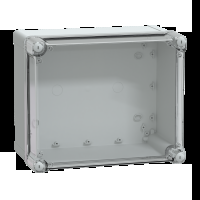 Contenitore in policarbonato . PanelSeT TBP. UL. IP66. IK08. RAL 7035. A291xL241xP168