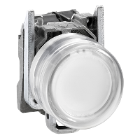 Pulsante luminoso bianco ÷˜22 - 240V - ATEX Harmony XB4