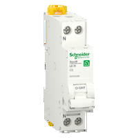 Interruttore magnetotermico (MCB). Resi9. 1P + N. 6 A. curva C. 4500 A. 230 V
