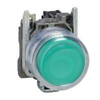 Pulsante luminoso verde ÷˜22 - 24-120V - ATEX