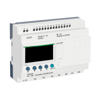 Smart relay compatto Zelio Logic - 20 I/O - 24 V CC - Orologio - Display