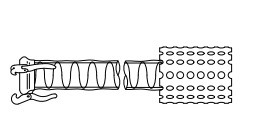 TUBO ASPIRAZIONE A80X6S LUNGHEZZA 6 METRI CON FILTRO COMPATIBILE CON E PAS 80MF