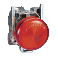Lampada spia ÷˜22 - IP65 - rossa - attacco BA 9S - 250V
