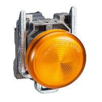 Lampada spia ÷˜22 - IP65 - giallo - LED integrato - 120V - ATEX