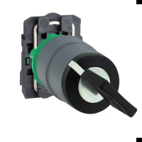 Selettore. Harmony XB5. chiave 455 2 posizioni fisse. a chiave . ghiera grigia. 1NO