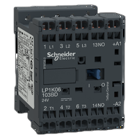 Contattore TeSys LP1-K - 3 poli - AC3 440V 9 A - 24 V CC