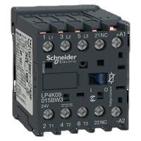 Contattore TeSys LP4K - 3 poli - AC3 440V 9 A - 24 V CC