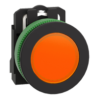 Harmony XB5. lampada spia arancione filopannello ÷˜30. 230Vac. in plastica. con LED