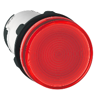 Lampada spia ÷˜22 - rossa - attacco BA 9S - <= 250V