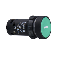 Pulsante ad impulso verde - 1 NO - I bianco Harmony XB7