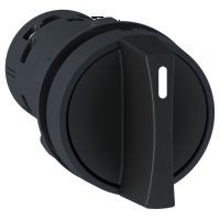 Selettore ÷˜22 - nero - leva - 2 posizioni - 1 NO + 1 NC