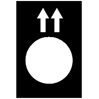 Etichetta - 30÷—40mm - nero - sollevamento. veloce