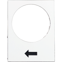 Etichetta - 30 x 40mm - bianca - sollevamento o dx