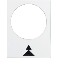 Etichetta - 30÷—40mm - bianco - destra. lento- veloce