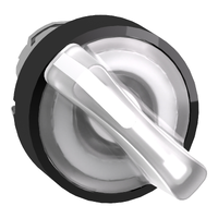 Testa selettore luminoso -Harmony XB4. 2 posizioni ÷˜22 - bianco- per LED universale -