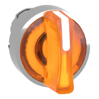Testa selettore luminoso -Harmony XB4 - 3 posizioni ÷˜22 - arancione- per LED universale.