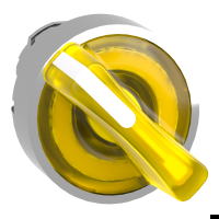 Testa selettore luminoso giallo - ÷˜ 22- per LED universale