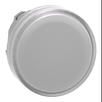 Testa lampada spia ÷˜22 gemme lisce bianche- per LED universale