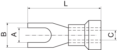 Capicorda Preisolati Rossi (0.25-1.5 Mmq) Forcella Vite 3.5 Con Blocco (Box da 1000 pezzi)