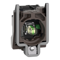 Corpo per pulsante luminoso ÷˜22 - 120Vac - LED universale 1NO