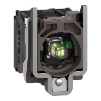 Corpo per pulsante luminoso ÷˜22 - 120Vac - LED universale 2NO