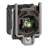 Corpo per pulsante luminoso ÷˜22 - LED universale - 230Vac - 1NO+1NC