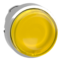 Testa selettore luminoso giallo - ÷˜ 22 - per LED universale