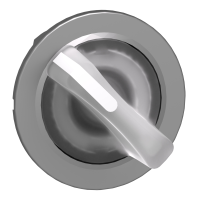 Testa selettore luminoso bianco filopannello 2 posizioni con ritorno- per LED universale- ÷˜30