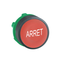 Testa pulsante ÷˜22 - ad impulso - rosso - filoghiera - arresto