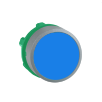 Testa pulsante blu ghiera grigia Harmony XB5