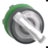 Testa selettore luminoso. Harmony XB5. plastica. leva bianca. 22mm. per LED