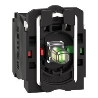 Corpo per pulsante luminoso ÷˜22 - LED universale 1NO+1NC