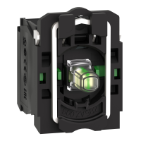 Corpo per pulsante luminoso ÷˜22 - LED universale - 2NO - 230Vac