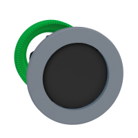 Testa pulsante nero guardia a filo grigio Harmony XB5