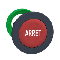 Testa pulsante rosso filopannello ÷˜30 ARRET