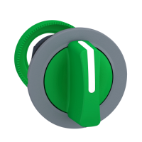 Testa selettore. Harmony XB5. filopannello. leva verde. 3 posizioni fisse . 30mm. ghiera