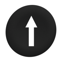 Harmony XB4. Harmony XB5. capsula nero. con marcatura freccia.per testa filopannello