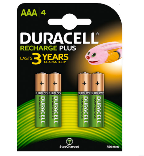 Minimo 40 pezzi DURACELL PRECARICATA ULTRA AAA B4 - 900 mAh