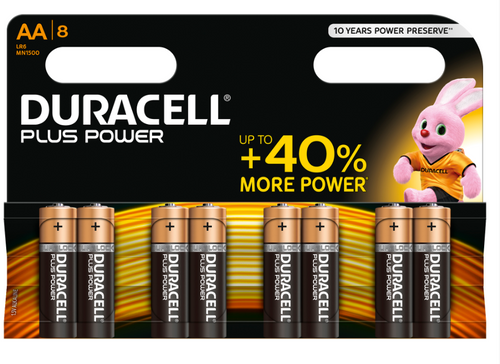 DURACELL PLUS POWER AA B4 - MN 1500 (Confezione da 80 pz)